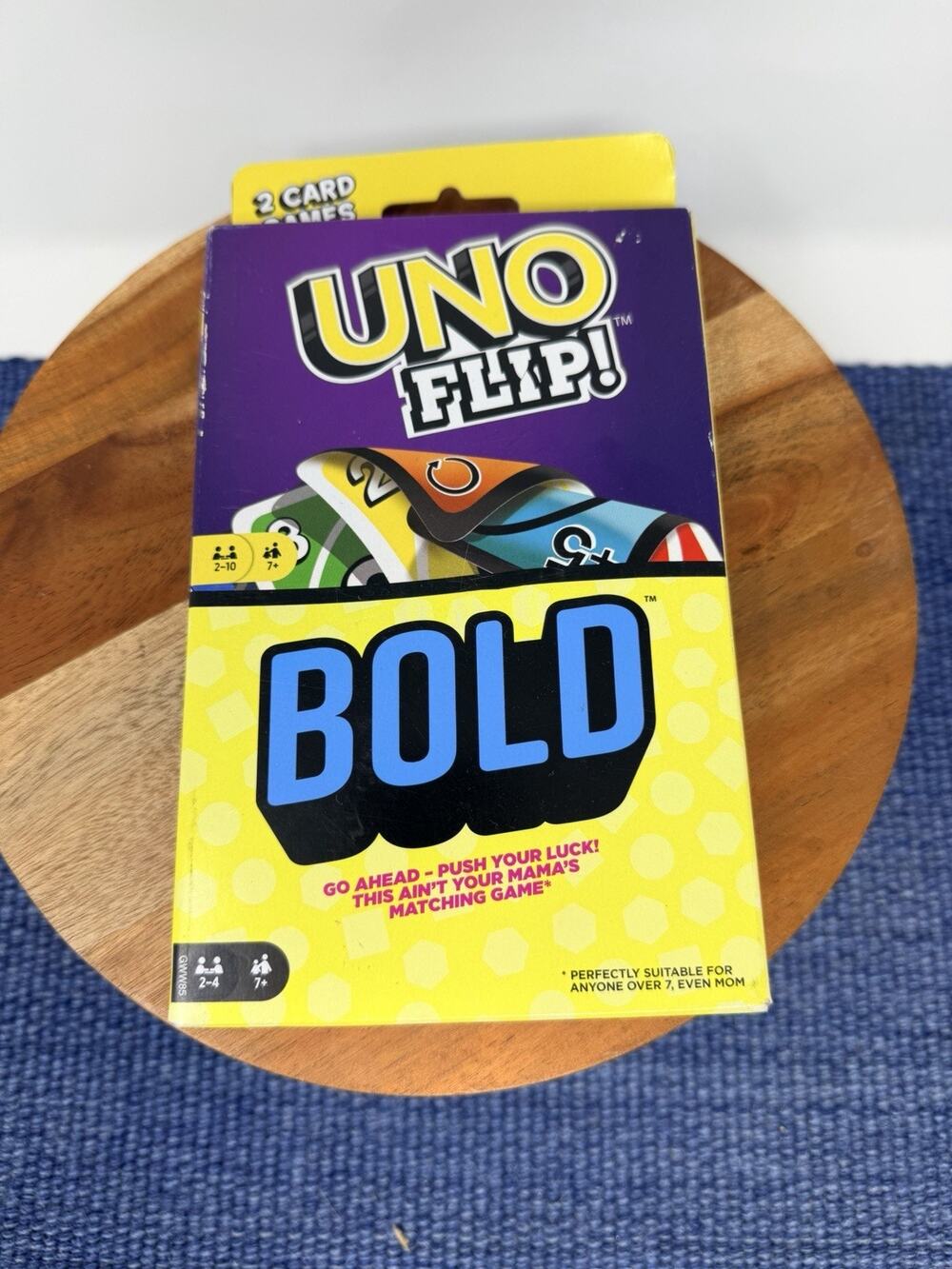 Uno Flip! and Bold Card Games - 2 games in one pack New Family Game